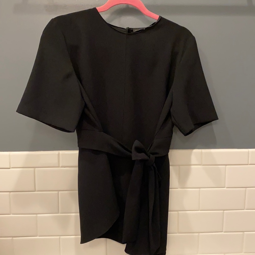 Zara Front Tie Work Blouse